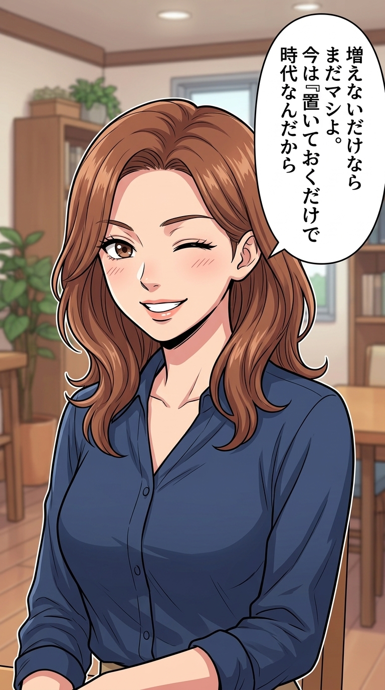 新NISAマンガ 第1話 4コマ目: 月1,000円からの積立投資と手軽さ
