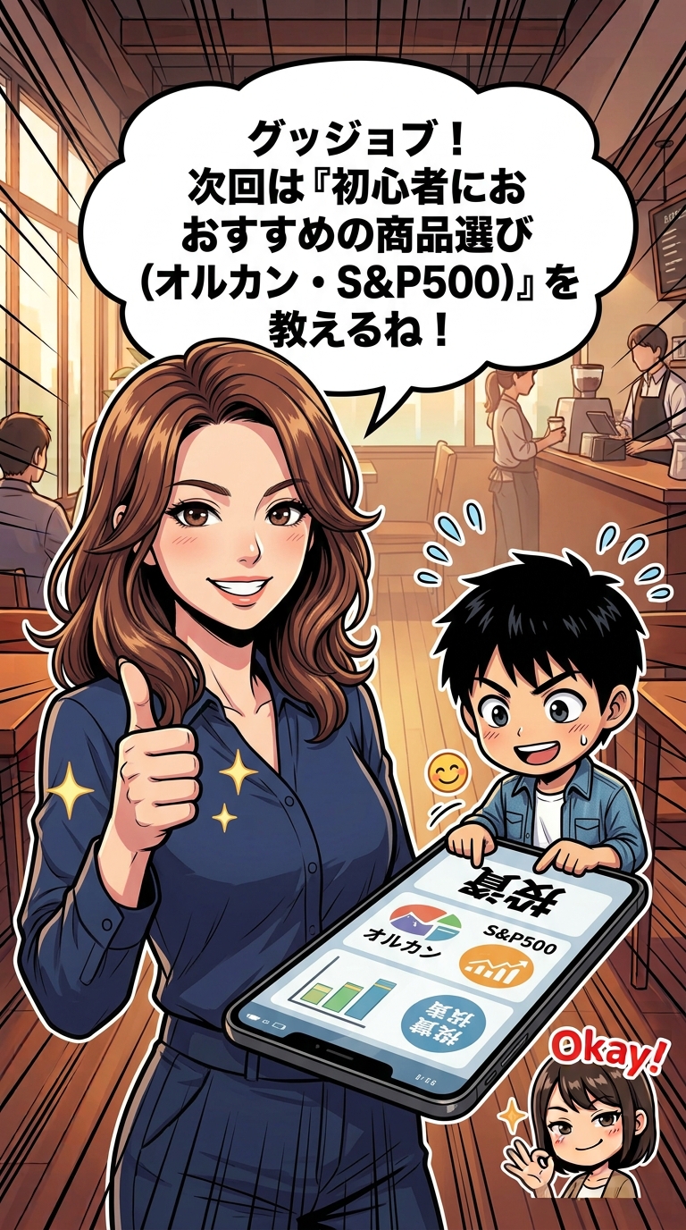 新NISAマンガ 第2話 18コマ目: 2つの枠を使いこなして未来の資産形成をスタートさせよう！