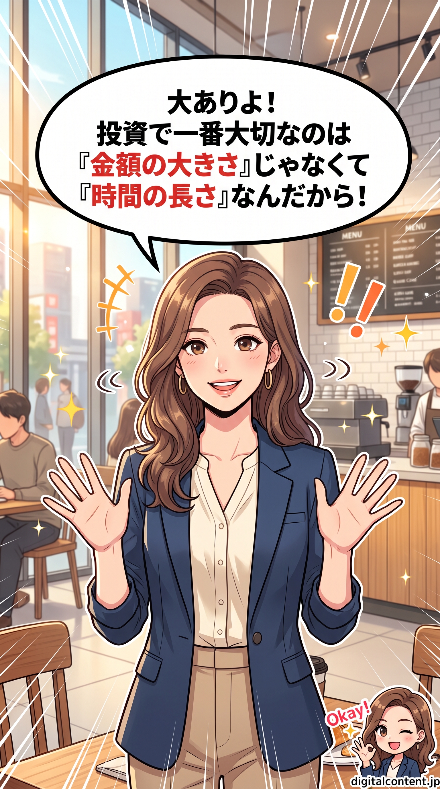 新NISAマンガ 第3話 2コマ目: 成長投資枠で広がる投資先（個別株・高配当株・ETF）