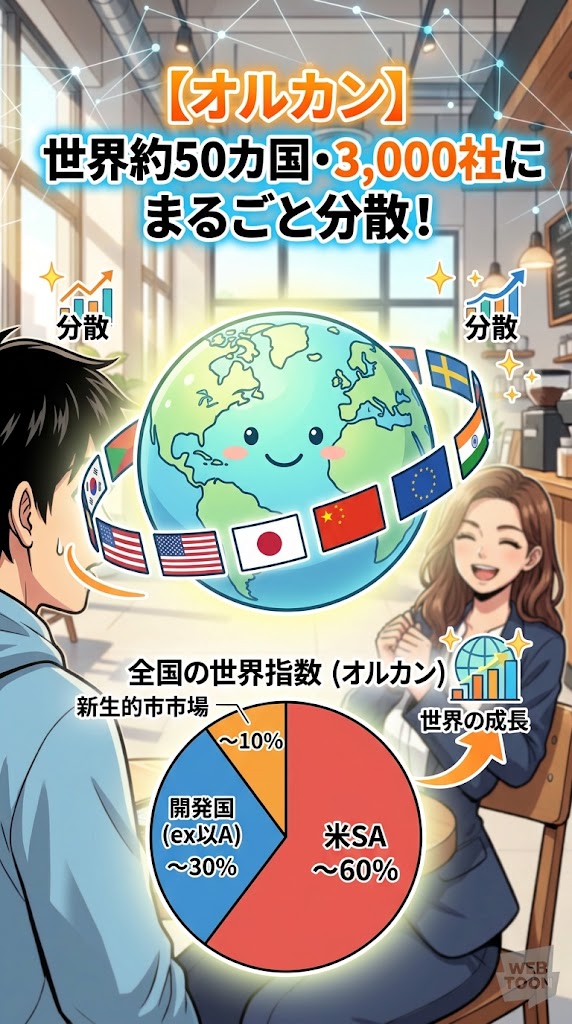 新NISAマンガ 第4話 4コマ目: 単利と複利の差が10年・20年後に大きな資産の差になる
