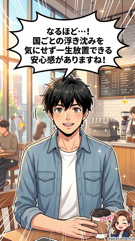 新NISAマンガ 第4話 6コマ目: 売却時の枠復活ルール（購入時の価格で翌年再利用可能）