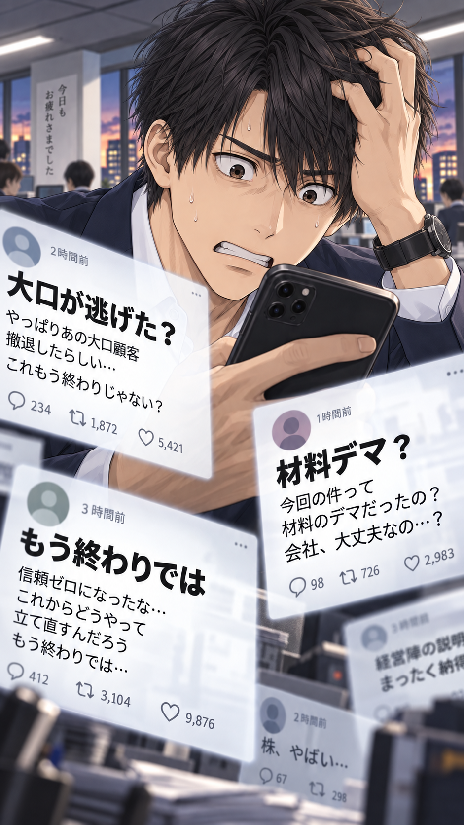 コマ2: 売上が大きい会社は全部儲かっているの？という疑問