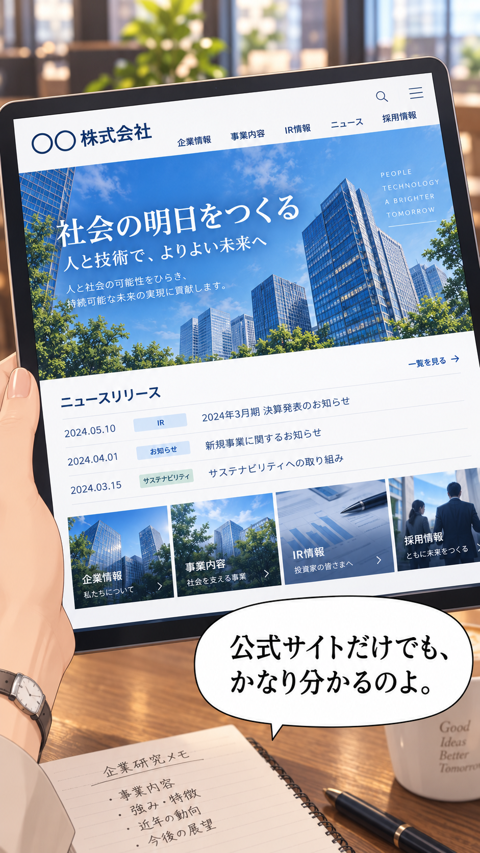 コマ40: 良い企業を見つけるためのチェックリスト