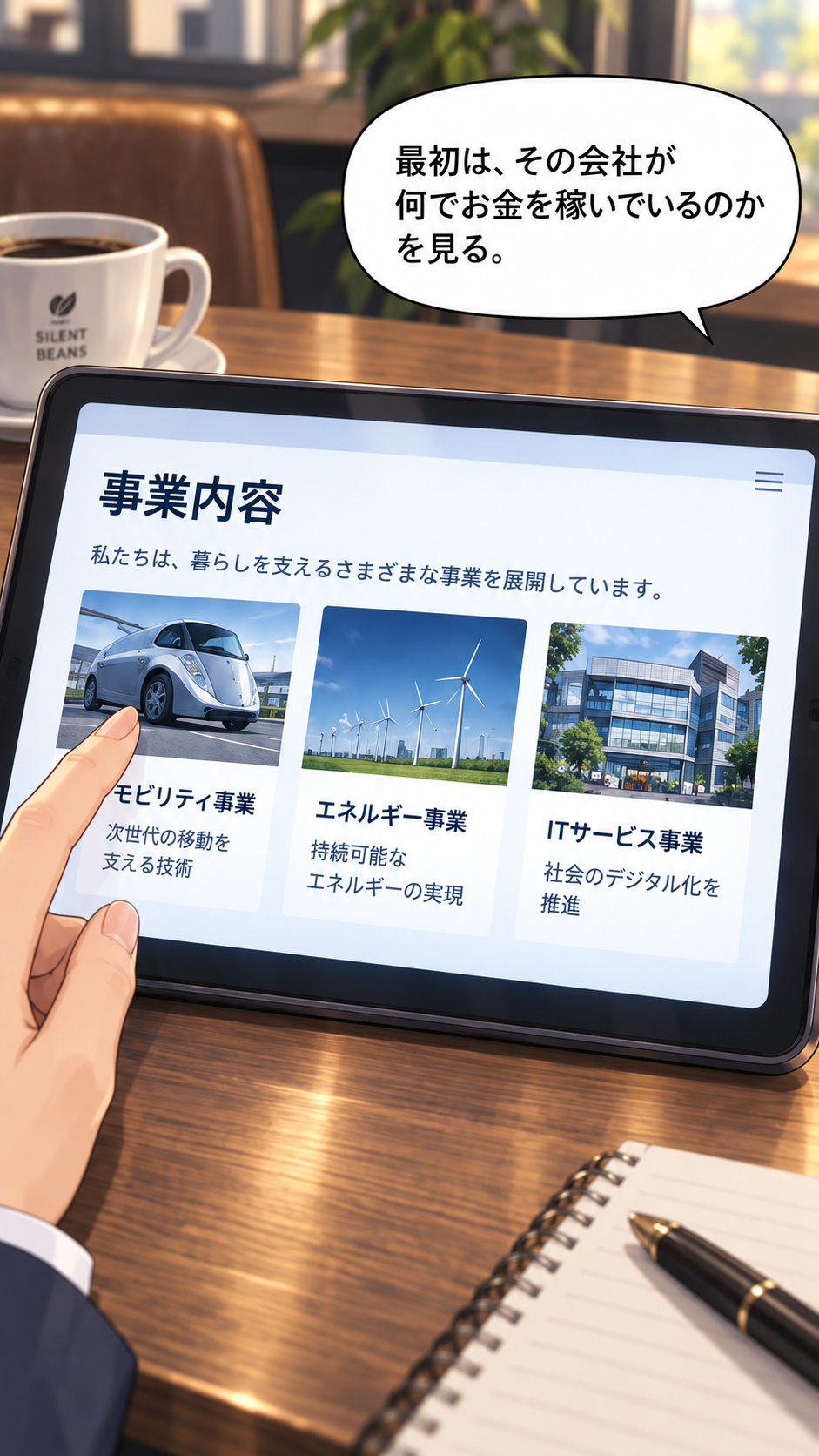 コマ42: 売上成長と利益成長の理想的な形