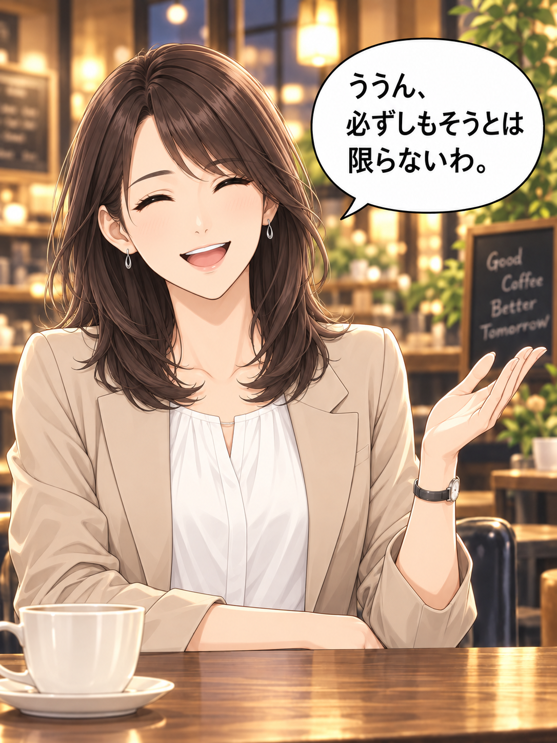 コマ11: ううん、必ずしもそうとは限らないわ