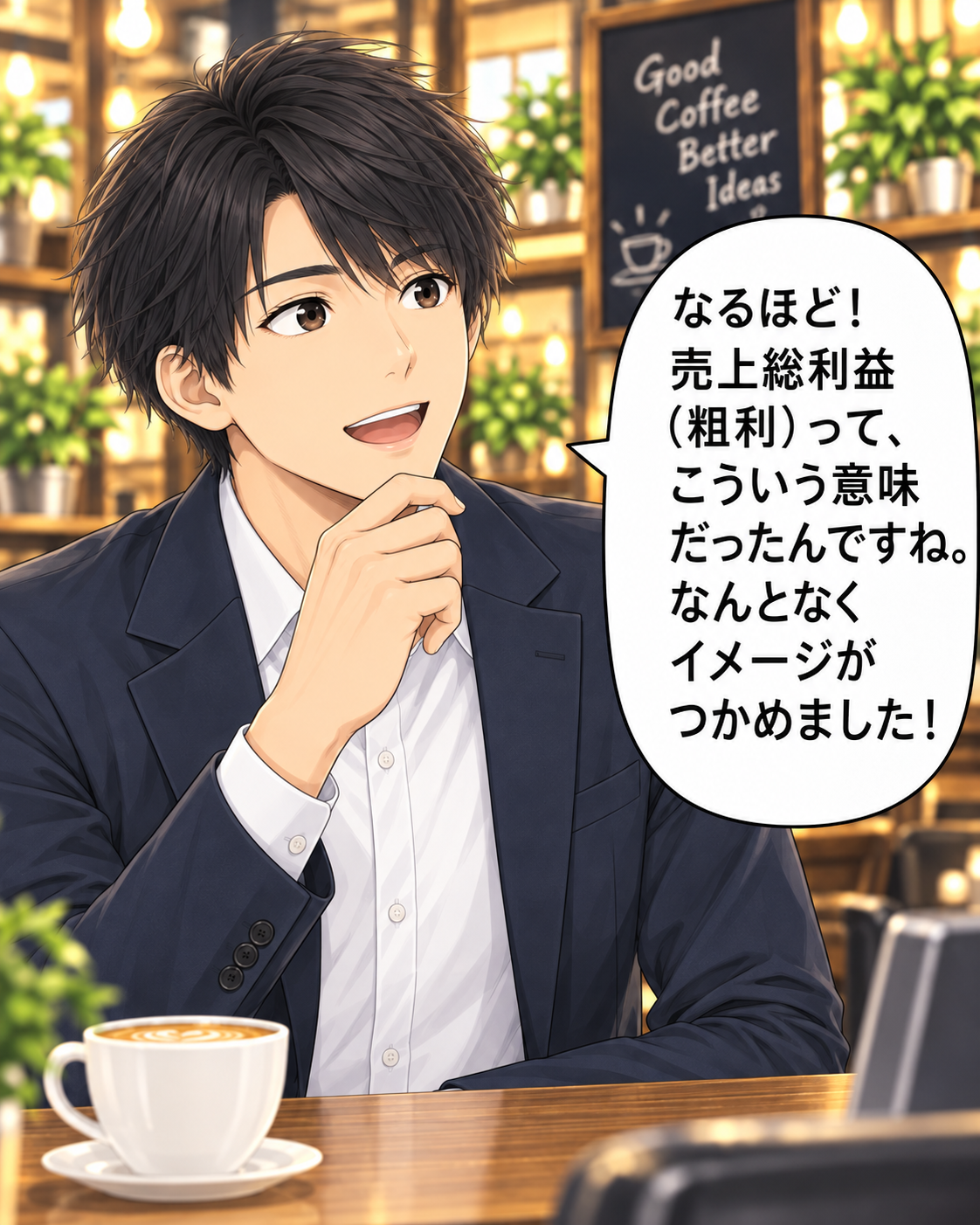 コマ24: 売上総利益（粗利）ってこういう意味だったんですね！