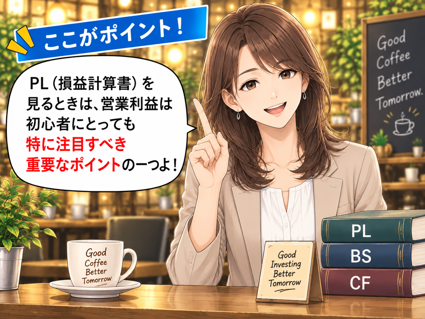 コマ42: 売上が増えているのに利益が減っている場合ってどういうことですか？