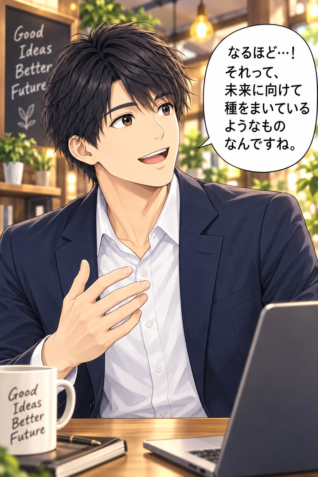 コマ46: 前向きな減益なら心配しすぎなくて大丈夫だよ
