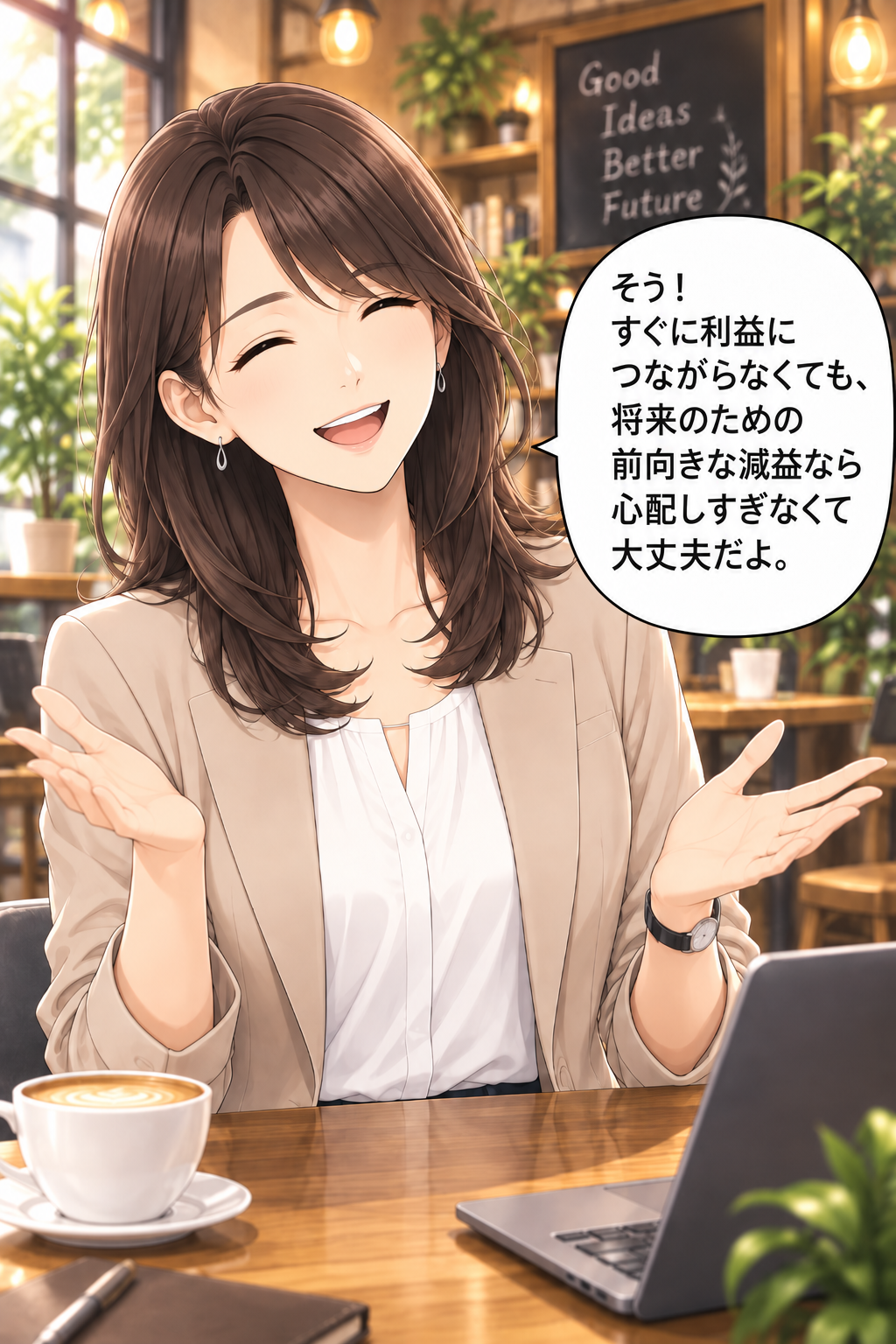 コマ47: 注意が必要なパターン：売上が伸びないのにコストばかり増えている