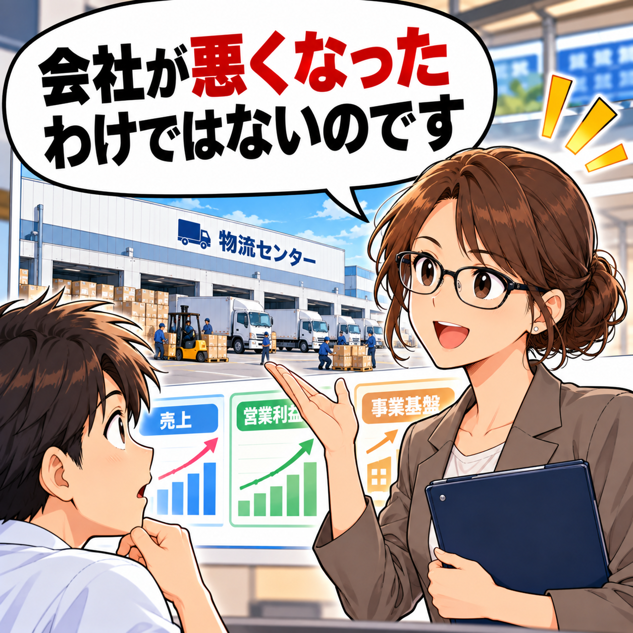 コマ40: 会社が悪くなったわけではないのです！