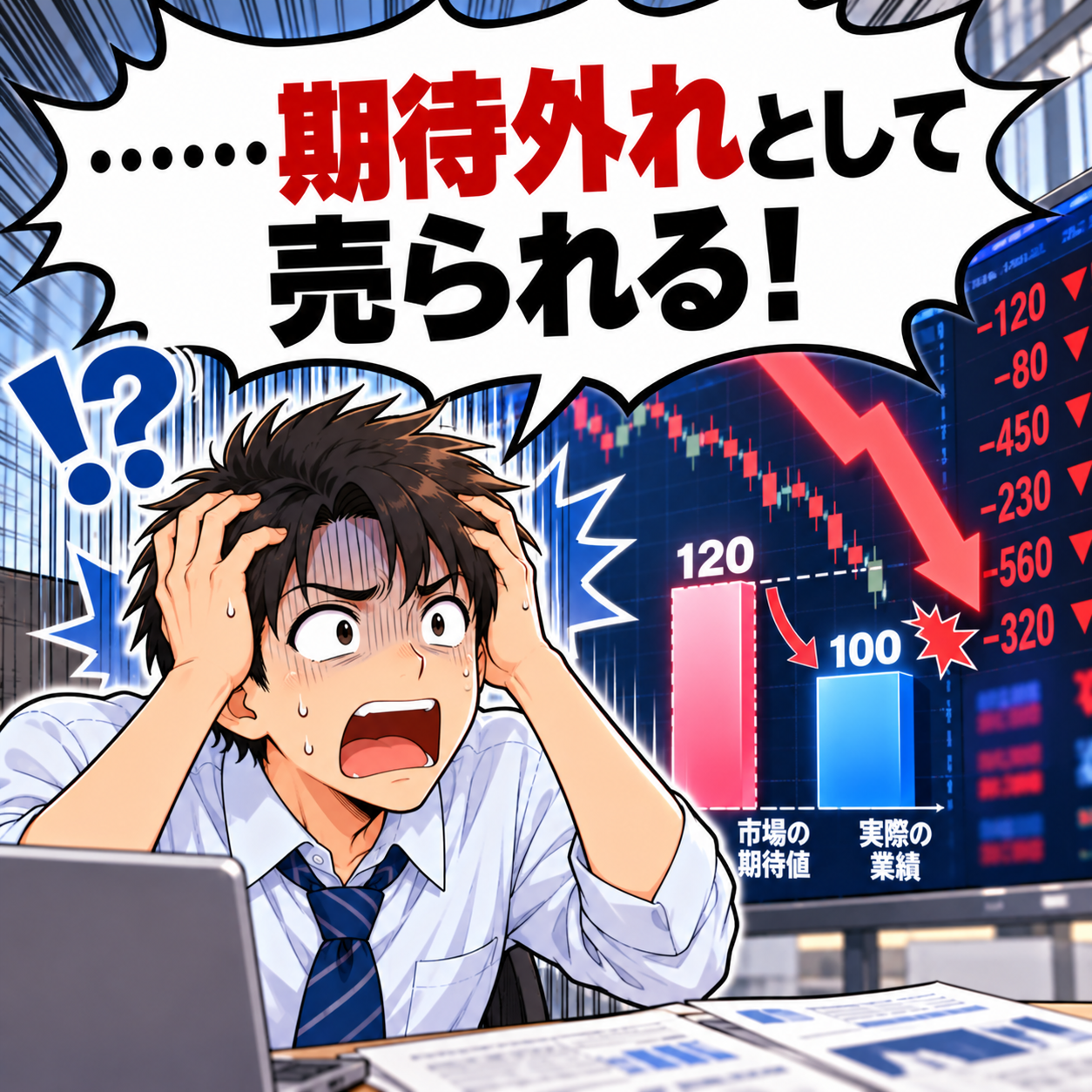 コマ44: ……期待外れとして売られる！？