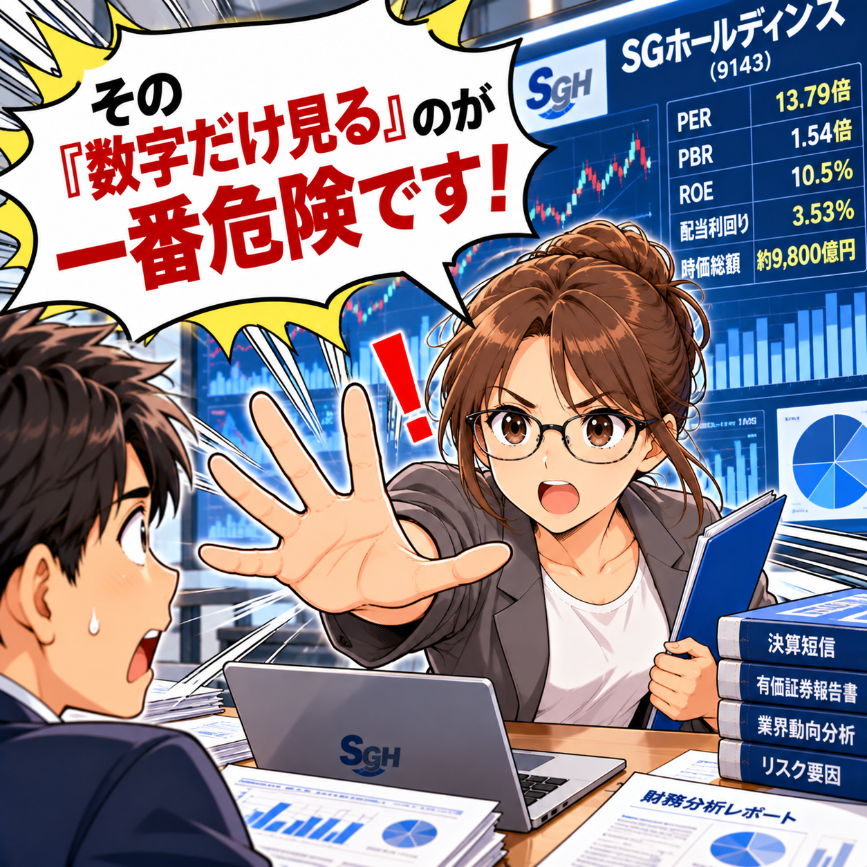 コマ65: その『数字だけ見る』のが一番危険です！と一喝するアナリスト
