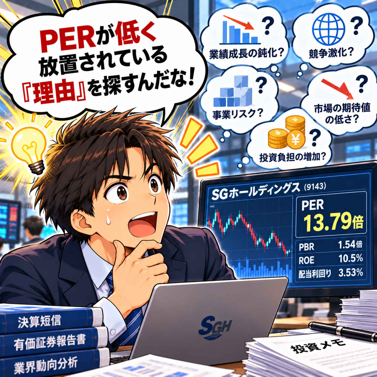 コマ68: PERが低く放置されている『理由』を探すんだな！