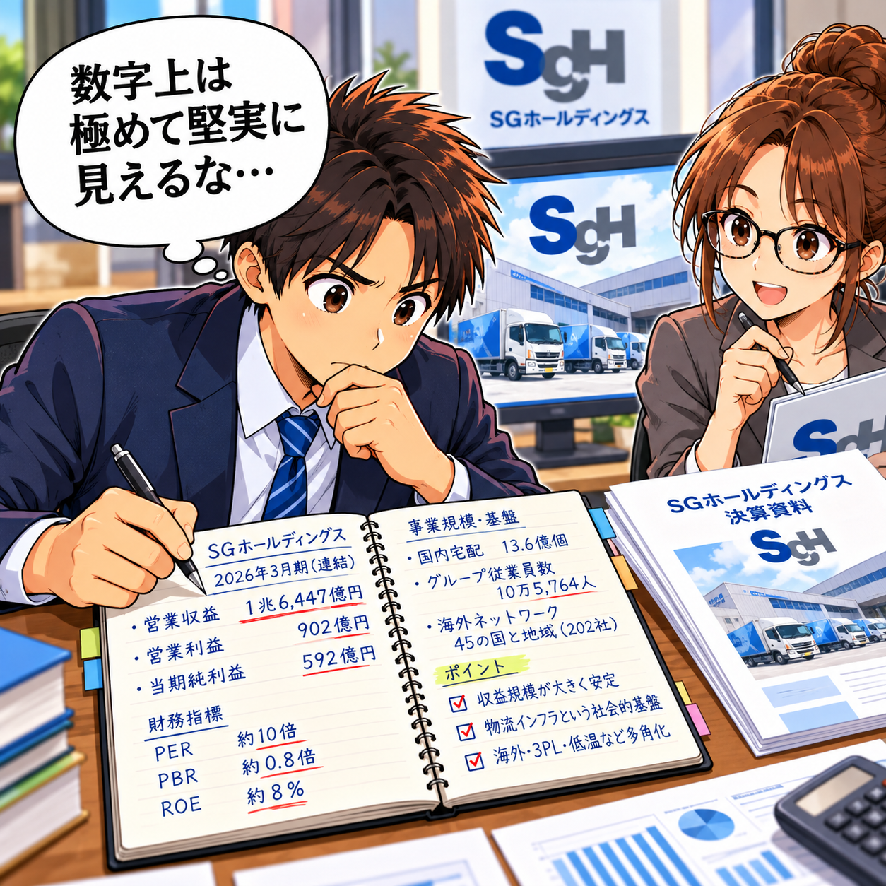 コマ73: 数字上は極めて堅実に見えるな…とメモを見直す