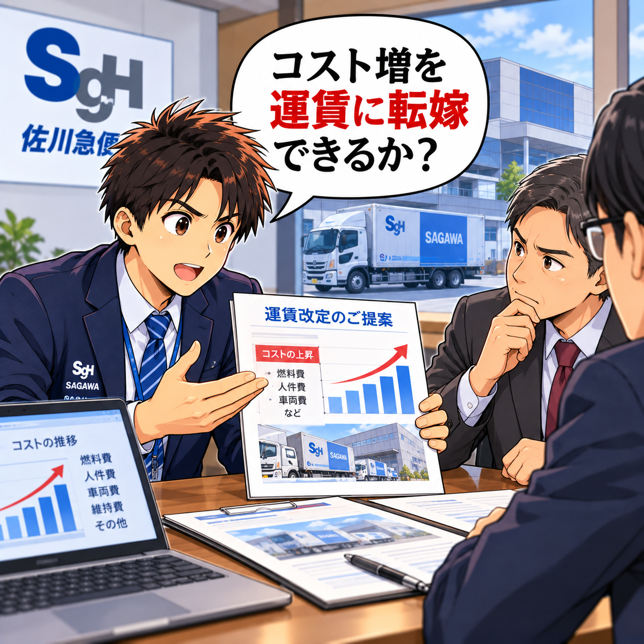 コマ87: コスト増を運賃に転嫁できるか？運賃改定のご提案