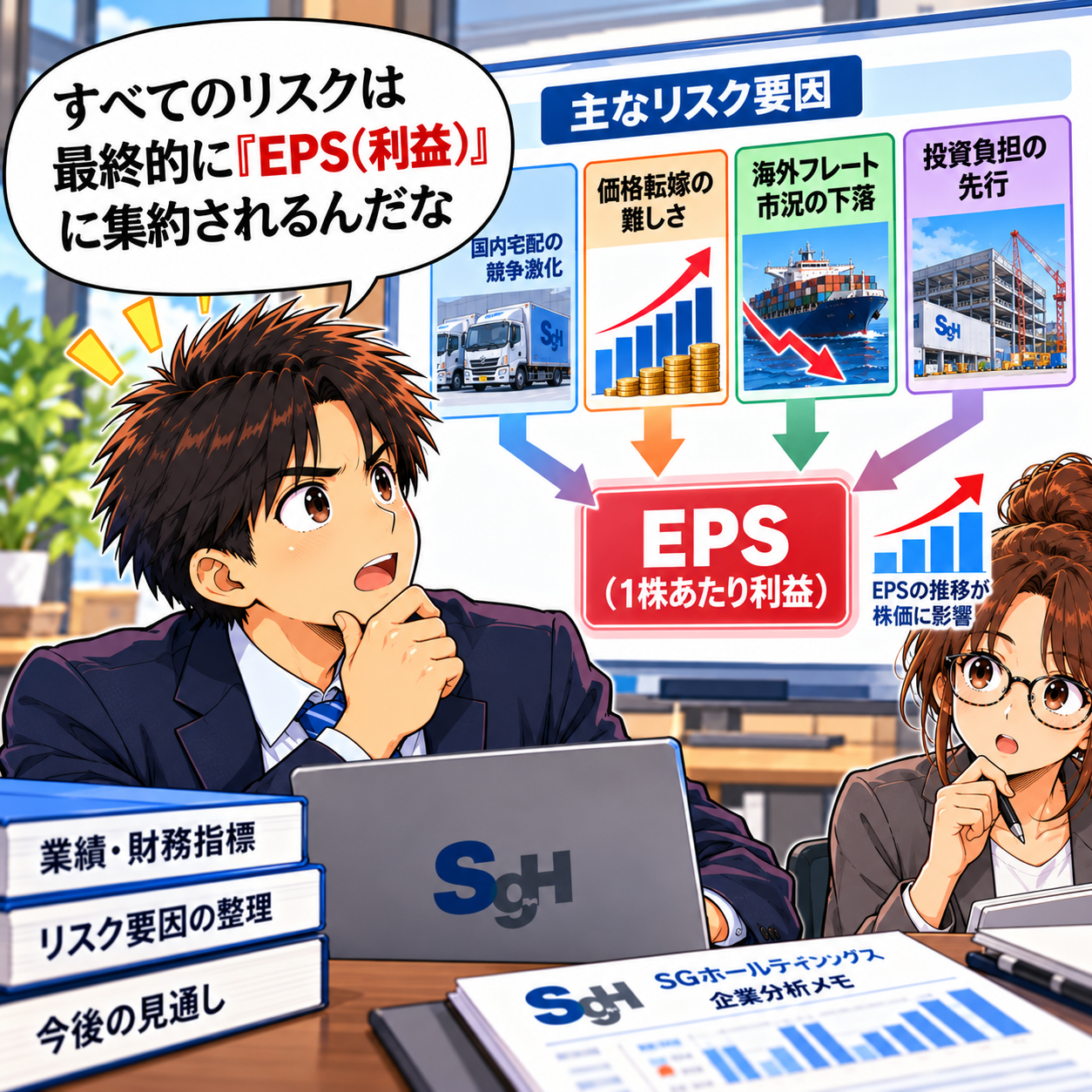 コマ91: すべてのリスクは最終的に『EPS（利益）』に集約されるんだな