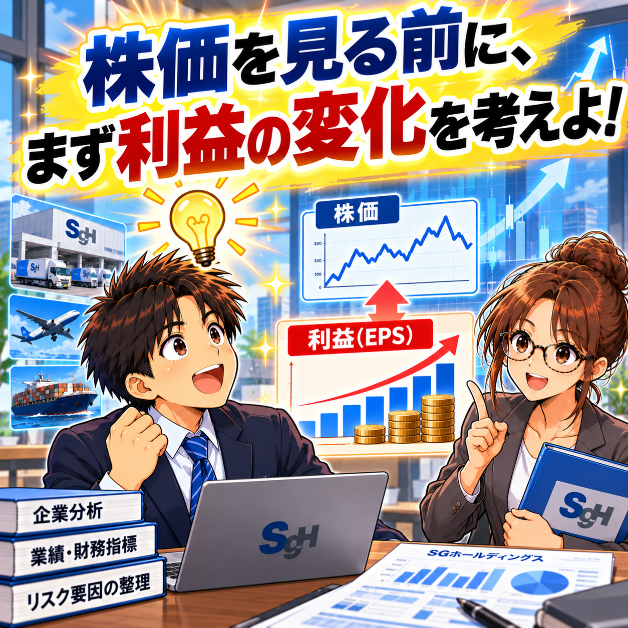コマ93: 株価を見る前に、まず利益の変化を考えよ！