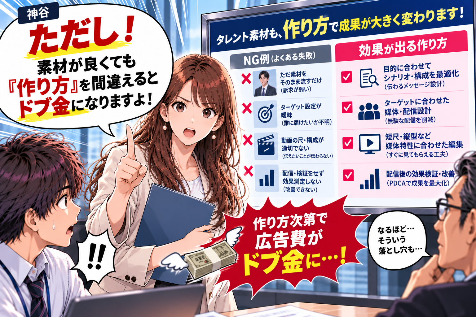 ただし！作り方を間違えるとドブ金になりますよ！と警告するマーケター
