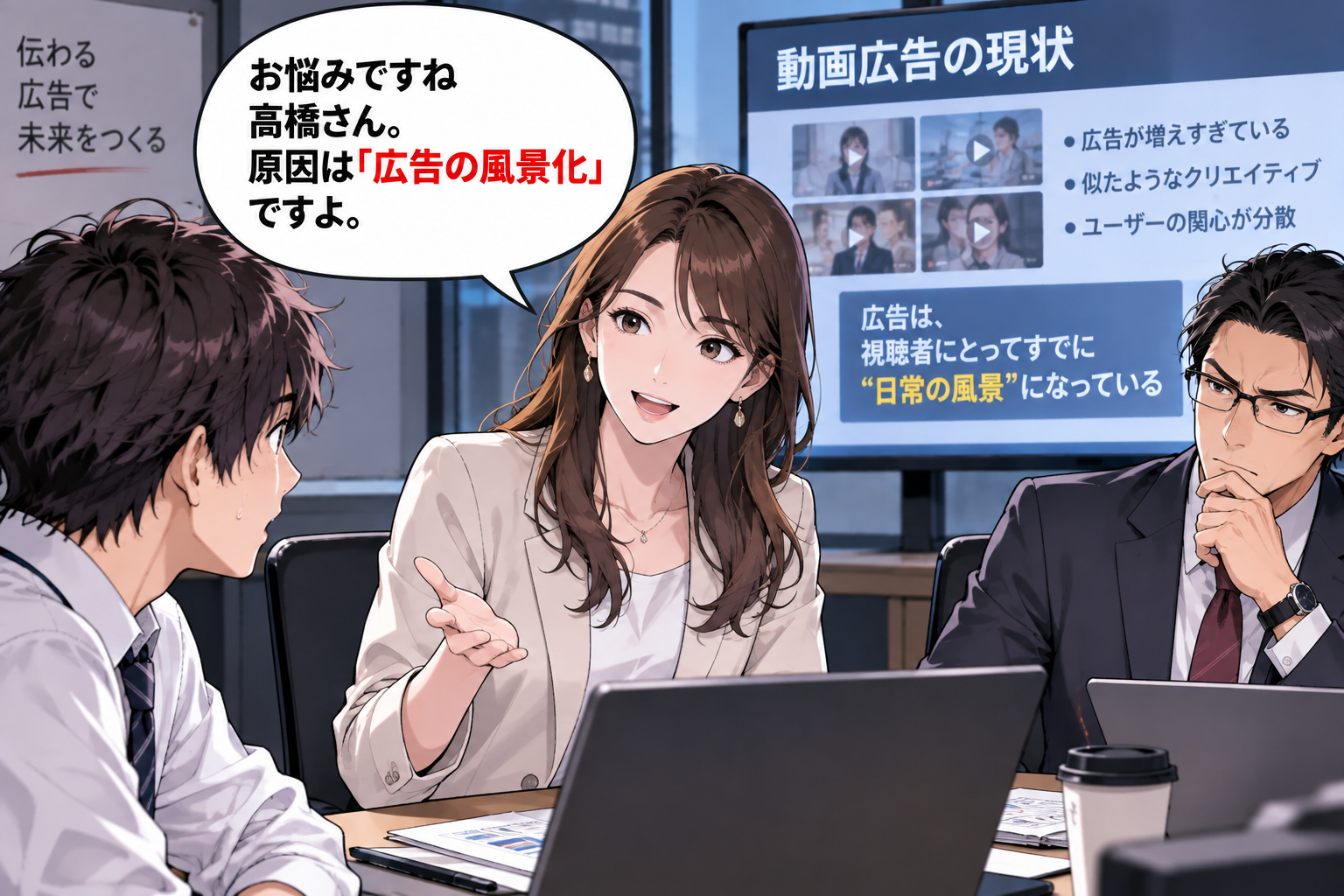 原因は広告の風景化だと指摘するマーケター