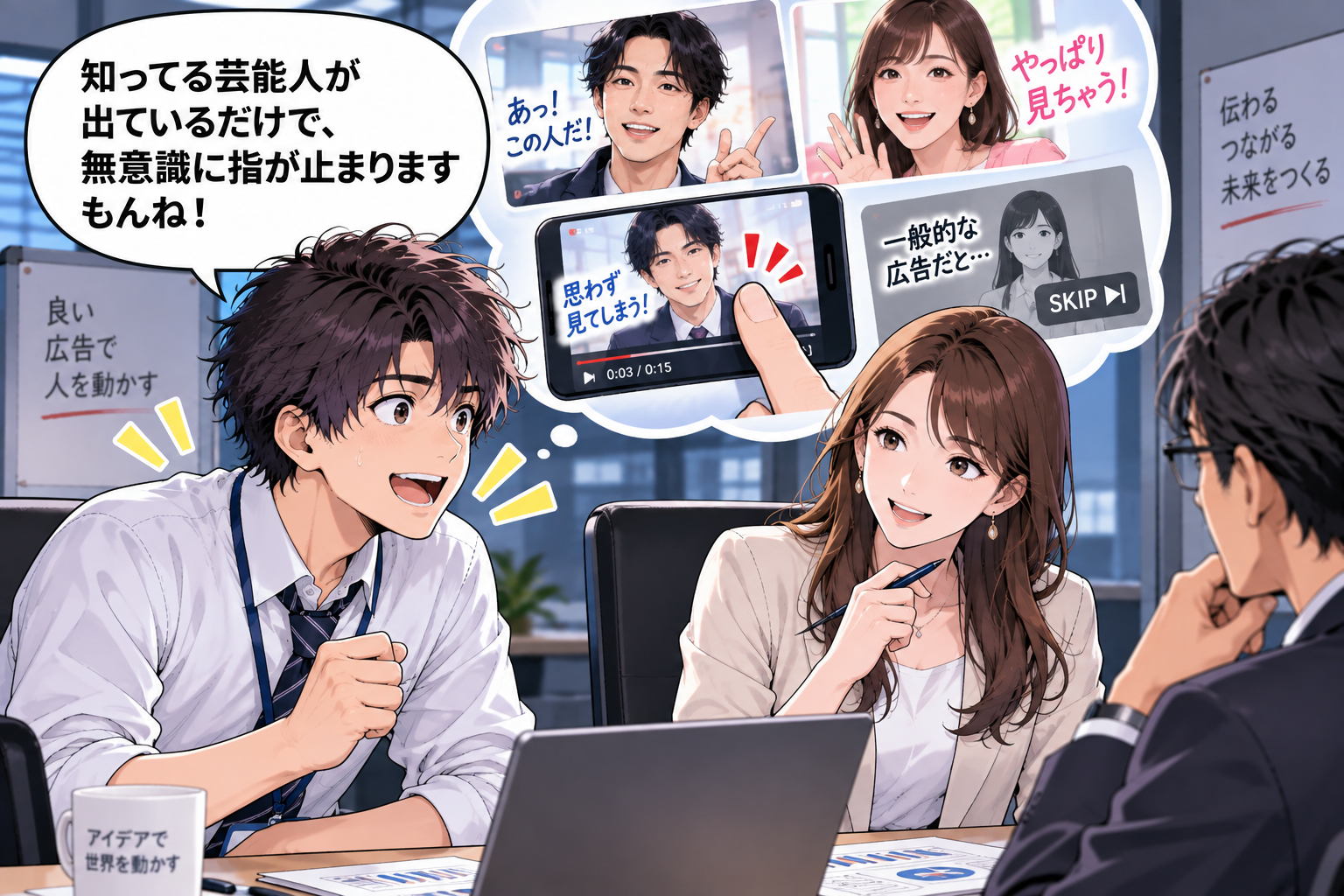 知っている芸能人が出るだけで指が止まる心理効果