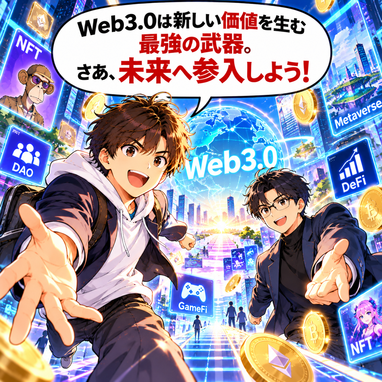 コマ41: Web3で新しい未来をつくる！ユーザーと共に成長する次世代ビジネスの創造へ。完